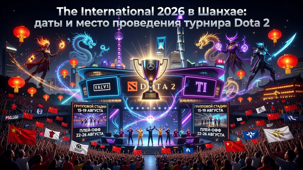 The International 2026 в Шанхае: даты и место проведения турнира Dota 2